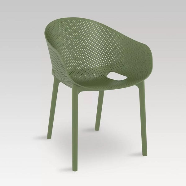 Sky outdoor arm chair-UV stabilized outdoor chair- 2 colours