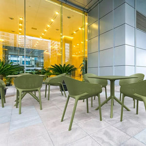 Sky outdoor arm chair-UV stabilized outdoor chair- 2 colours