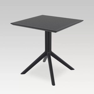 Sky outdoor square table-700 x 700-UV stabilized outdoor Table- 3 colours
