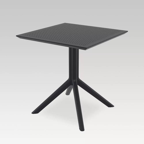 Sky outdoor square table-700 x 700-UV stabilized outdoor Table- 3 colours