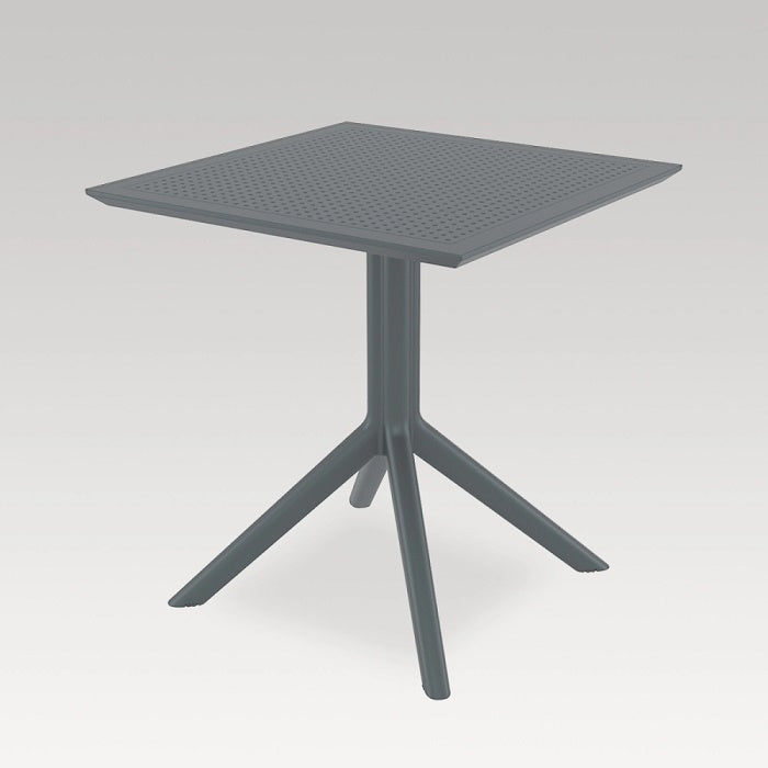 Sky outdoor square table-700 x 700-UV stabilized outdoor Table- 3 colours
