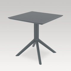 Sky outdoor square table-700 x 700-UV stabilized outdoor Table- 3 colours