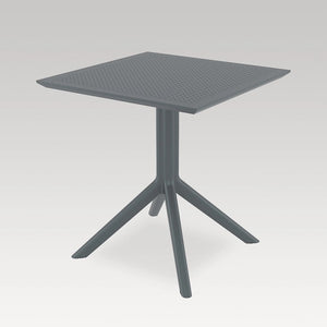 Sky outdoor square table-700 x 700-UV stabilized outdoor Table- 3 colours