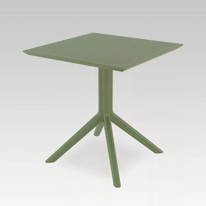 Sky outdoor square table-700 x 700-UV stabilized outdoor Table- 3 colours
