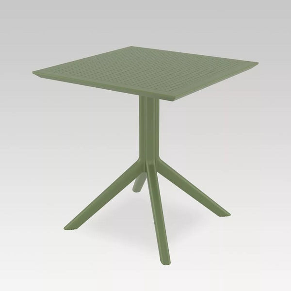 Sky outdoor square table-700 x 700-UV stabilized outdoor Table- 3 colours