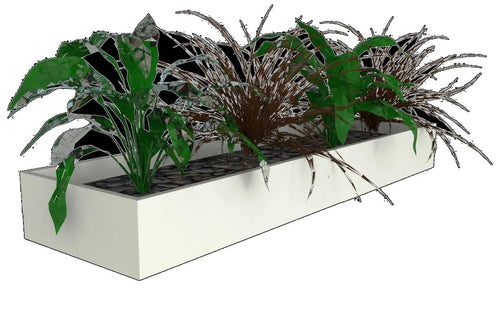 Proceed Tambour door cabinet-Planter box-1200 wide option