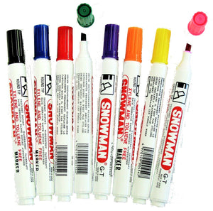 Snowman Whiteboard Marker 4.5 mm marker pens-Pack of 4 colours-