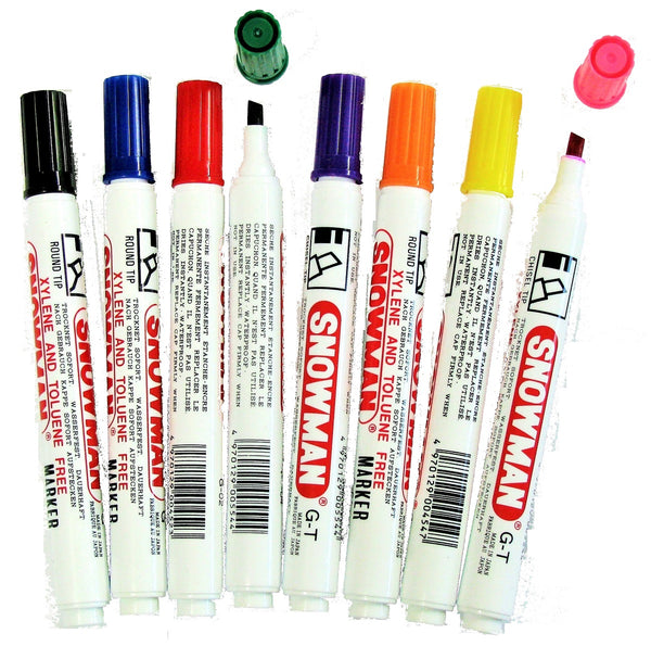 Snowman Whiteboard Marker 4.5 mm marker pens-Pack of 4 colours-
