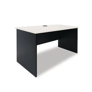 Sonic Office Desk| Sturdy slab style desks| White top- Charcoal base