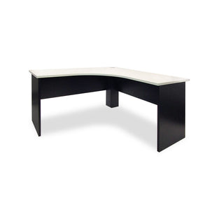 Sonic Office Desk| Sturdy slab style desks| White top- Charcoal base
