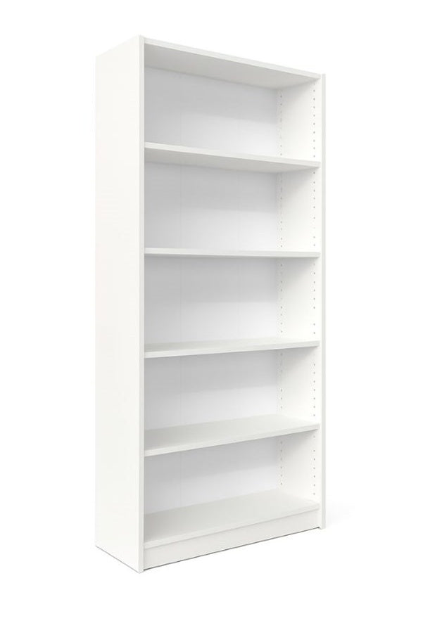Sonic bookcase-White only-1800 high 5 levels of shelving