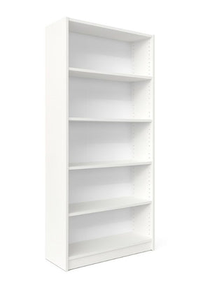 Sonic bookcase-White only-1800 high 5 levels of shelving
