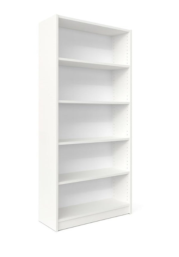 Sonic bookcase-White only-1800 high 5 levels of shelving
