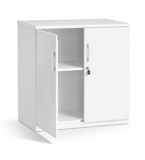 Sonic two door locking cupboards- 900 and 1800 high options-White only