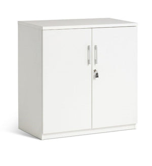 Sonic two door locking cupboards- 900 and 1800 high options-White only