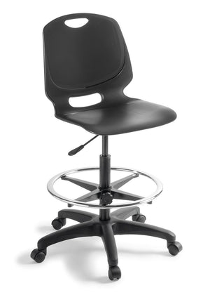 Spark swivel student chair - Heavy Duty Polypropylene shell- home office chair