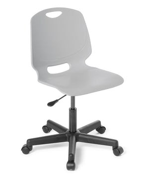 Spark swivel student chair - Heavy Duty Polypropylene shell- home office chair