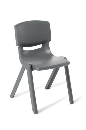 Squad polypropylene student chair with 3 heights 4 colours-stacking outdoor chair