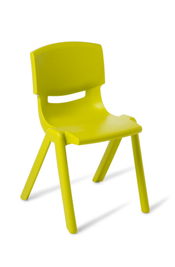 Squad polypropylene student chair with 3 heights 4 colours-stacking outdoor chair