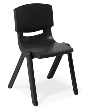 Squad polypropylene student chair with 3 heights 4 colours-stacking outdoor chair