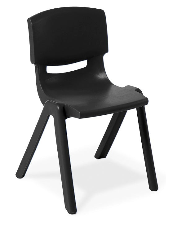 Squad polypropylene student chair with 3 heights 4 colours-stacking outdoor chair
