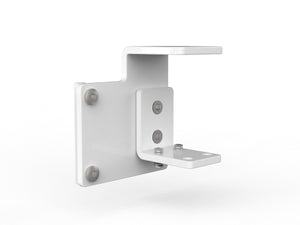 Studio 50 desk hung office partition | 50 mm thick clamp on pinnable screen panel|
