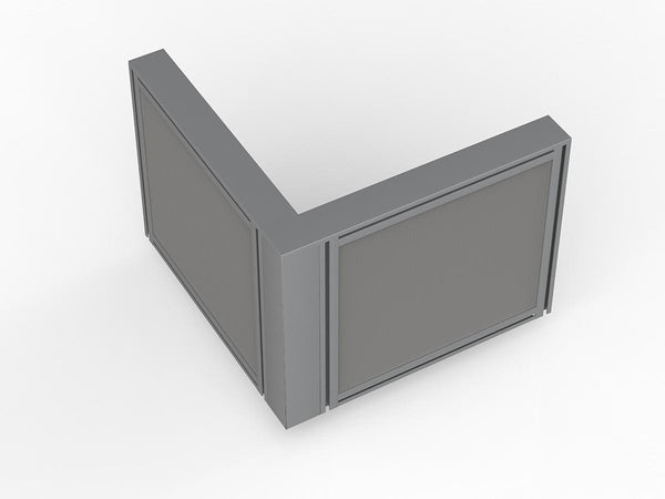Studio 50 Floor Standing Screen & Office Partition 1200mm High | 50mm thick fabric