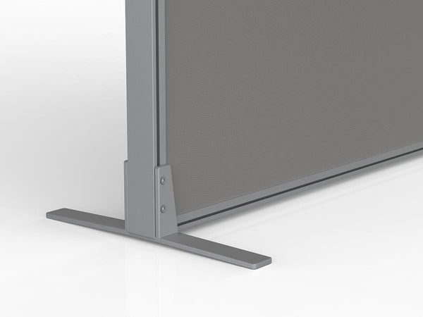 Studio 50 floor standing office Partition 1500 high-50 mm thick fabric screen panels |