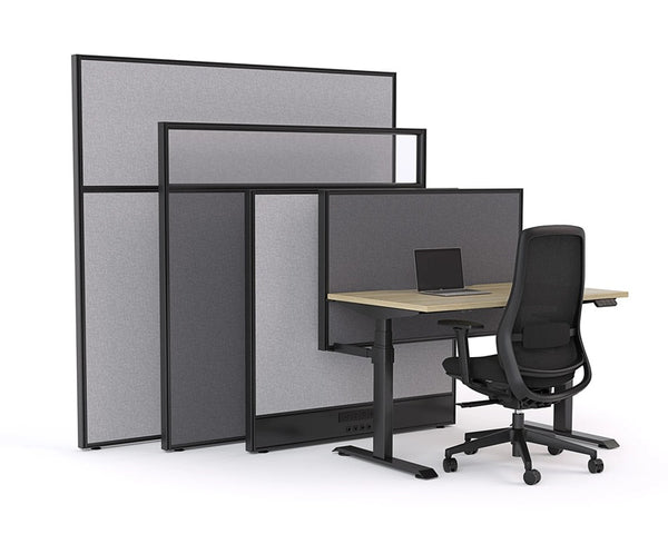 Studio 50 floor standing office Partition 1500 high- NZ made