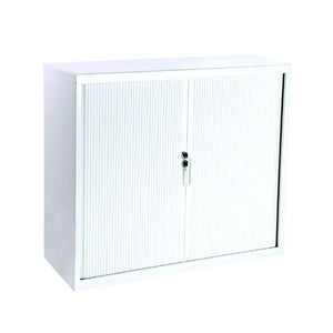 Steel Tambour door cupboard-900 wide-2 heights- two colours-planter box option