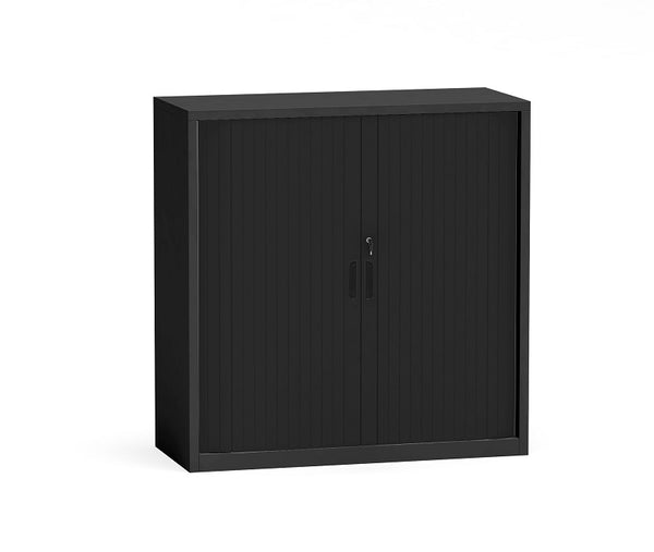 Steel Tambour door cupboard-900 wide-2 heights- two colours-planter box option
