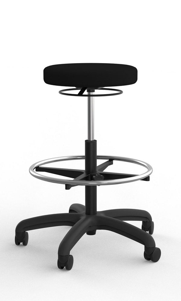 Task swivel stool-low height or a Technical stool for high work benches or tables