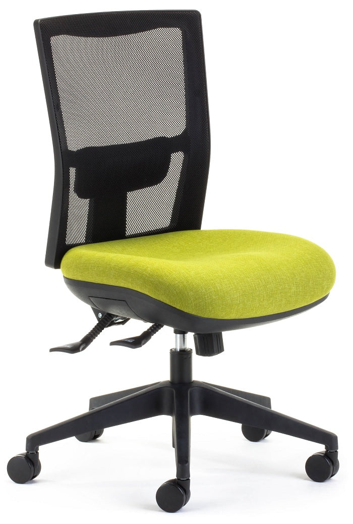 Team Air heavy duty Mesh back office chair-160 kg-wide seat-24/7 rating-NZ Built