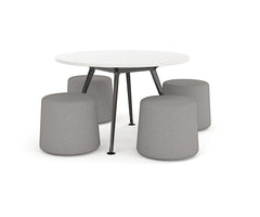 Team round meeting table- 1200 round meeting-break out table-