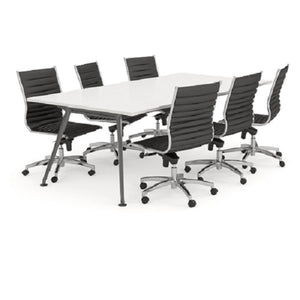 Team meeting table -aluminum frame-4 to 8 seat meeting-collaborative tables