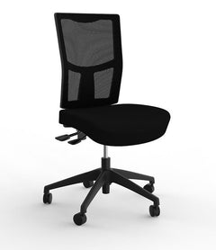 Urban Mesh high back office chair-3 Lever Mesh back office chair-AFRDI 6 certified-Black Fabric only