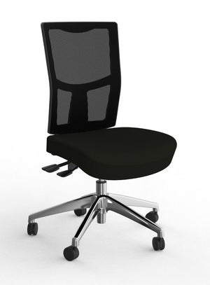 Urban Mesh high back office chair-3 Lever Mesh back office chair-AFRDI 6 certified-Black Fabric only
