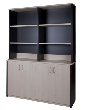 NZ Made Large Wall Storage Unit w/ Storage Cupboards and Shelving