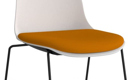 Willow stacking mono shell polypropylene chair- 3 colour options
