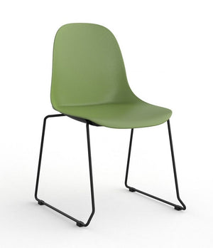Willow stacking mono shell polypropylene chair- 3 colour options
