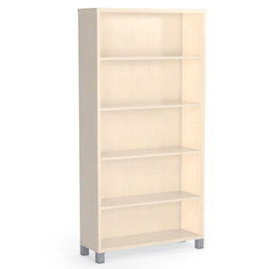 Cubit Bookcase 1800 high- 4 adjustable shelves-storage-4 colours
