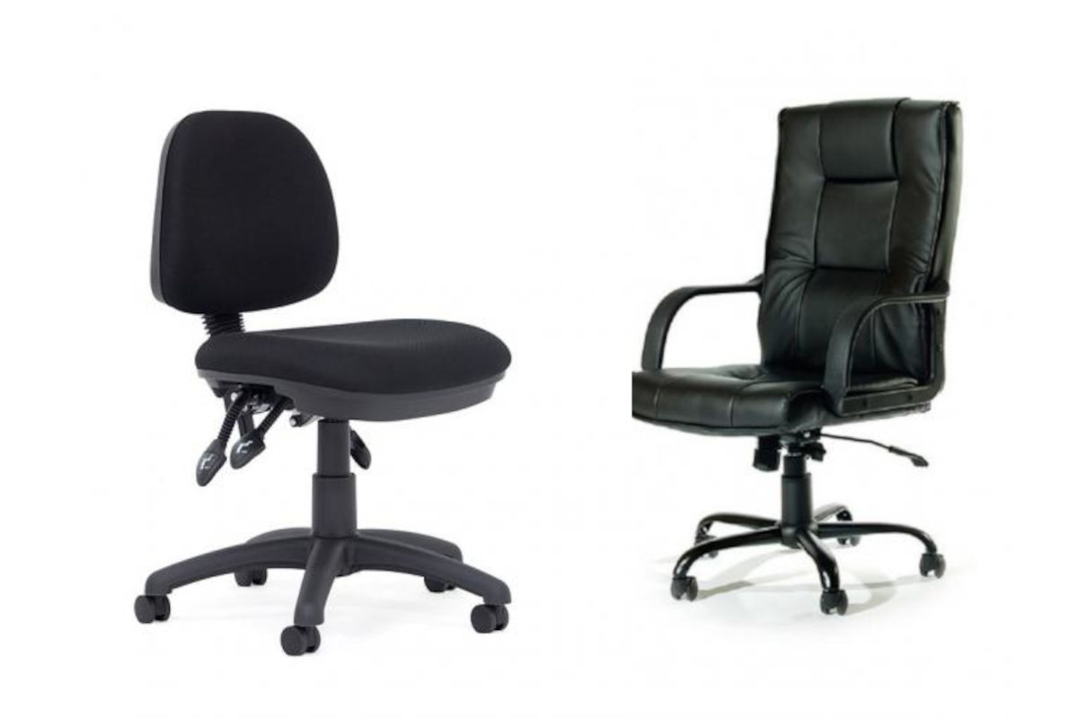 Leather vs Fabric Office Chair