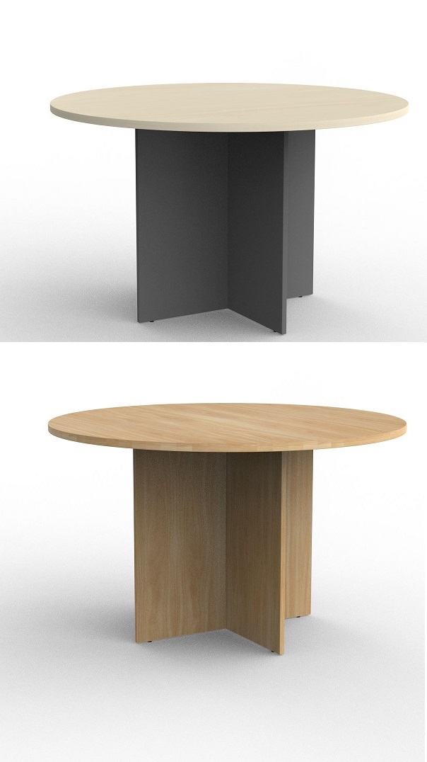 Eko Round Meeting Table - 1200mm diameter - 4 seat table