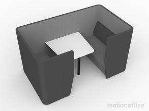 Acoustic Motion Meeting Charcoal Grey - top view