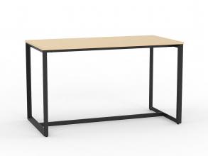 Anvil bar leaner table - Black frame - Nordic Maple top