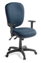 Arena high back ergonomic chair with arms-Key Largo- Navy