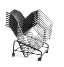 CS One chair storage Trolley- with 10 chairs