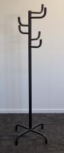 Coat Stand Tree top 6 hooks- Black