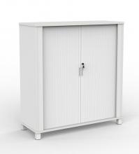 Cubit Tambour door storage unit - white