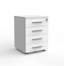 Cubit Mobile drawers 4 Box Drawers White